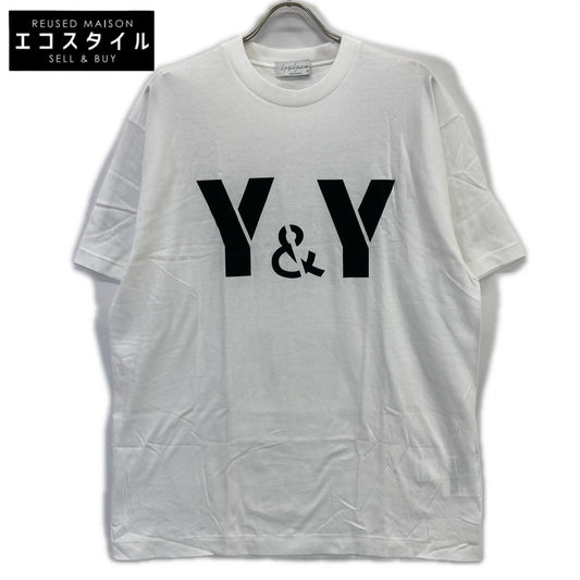 Yohji Yamamoto POUR HOMME 山本耀司支线 HO-T77-087 白色颜料印花T恤上衣