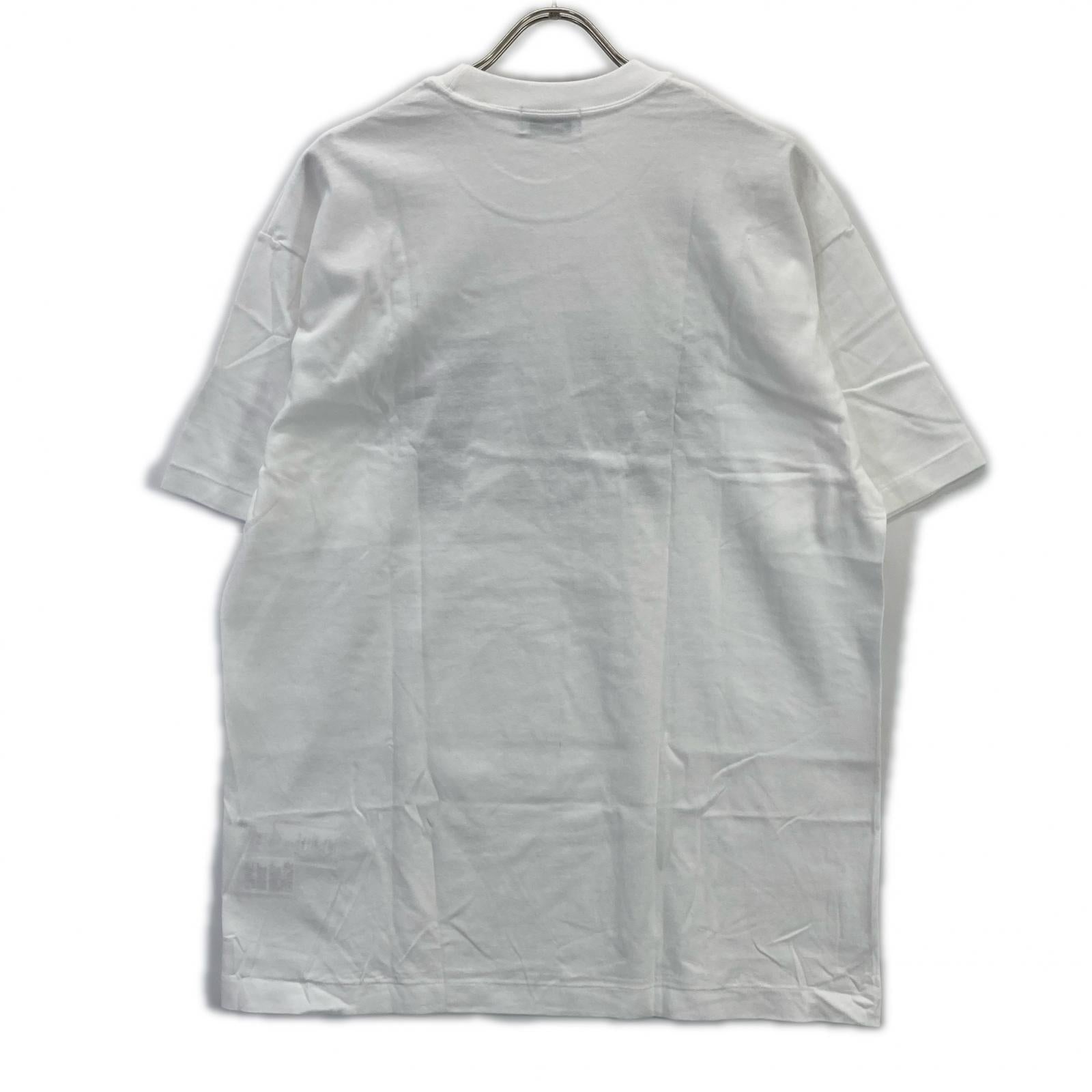 Yohji Yamamoto POUR HOMME ヨウジヤマモトプールオム HO-T77-087 ホワイト 顔料プリントTシャツ トップス