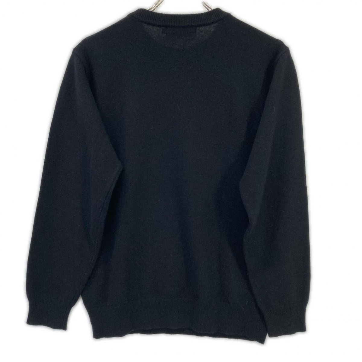 HYSTERIC GLAMOUR ヒステリックグラマー 02183NS15 ブラック HYS LOGO編込 プルオーバー トップス