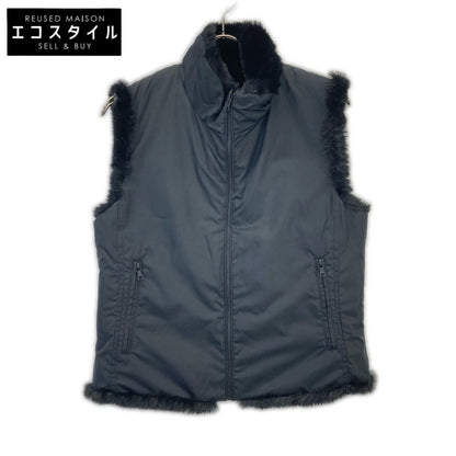 HYSTERIC GLAMOUR Hysteric Glamour 01243AV02 Black HYSTERIC INC Reversible Faux Fur Vest