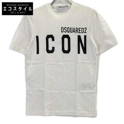 DSQUARED2 ディースクエアード S80GC0001 20年 Renny Fit ICON アイコン×ロゴプリント 半袖 Tシャツ トップス