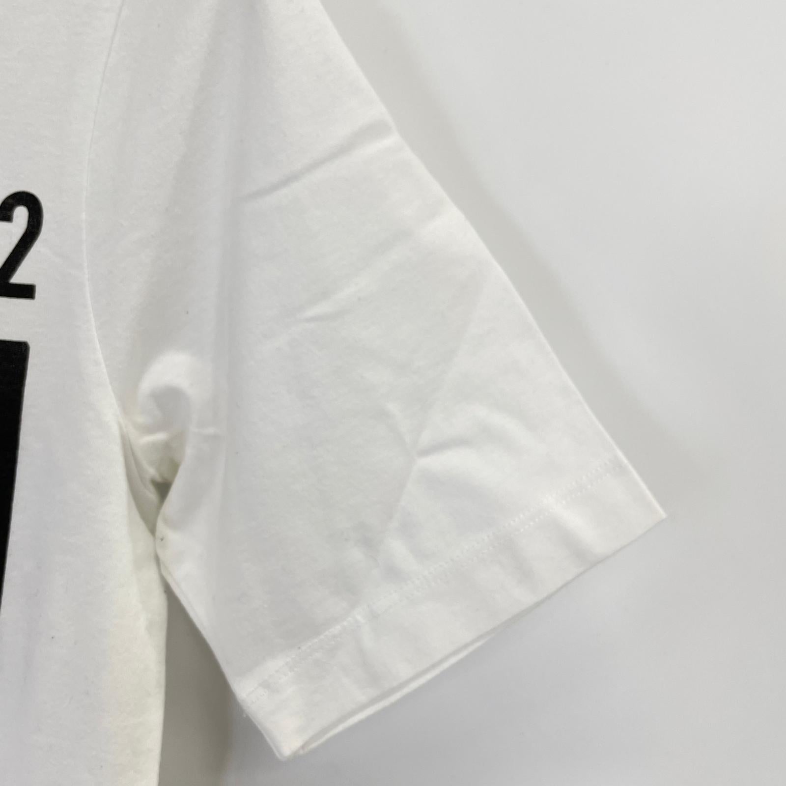 DSQUARED2 ディースクエアード S80GC0001 20年 Renny Fit ICON アイコン×ロゴプリント 半袖 Tシャツ トップス