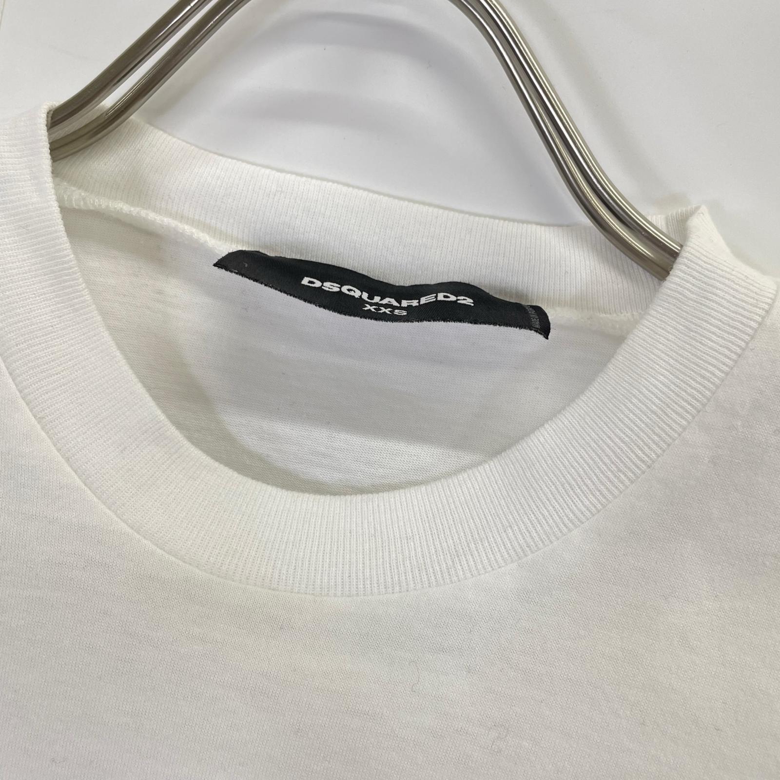 DSQUARED2 ディースクエアード S80GC0001 20年 Renny Fit ICON アイコン×ロゴプリント 半袖 Tシャツ トップス