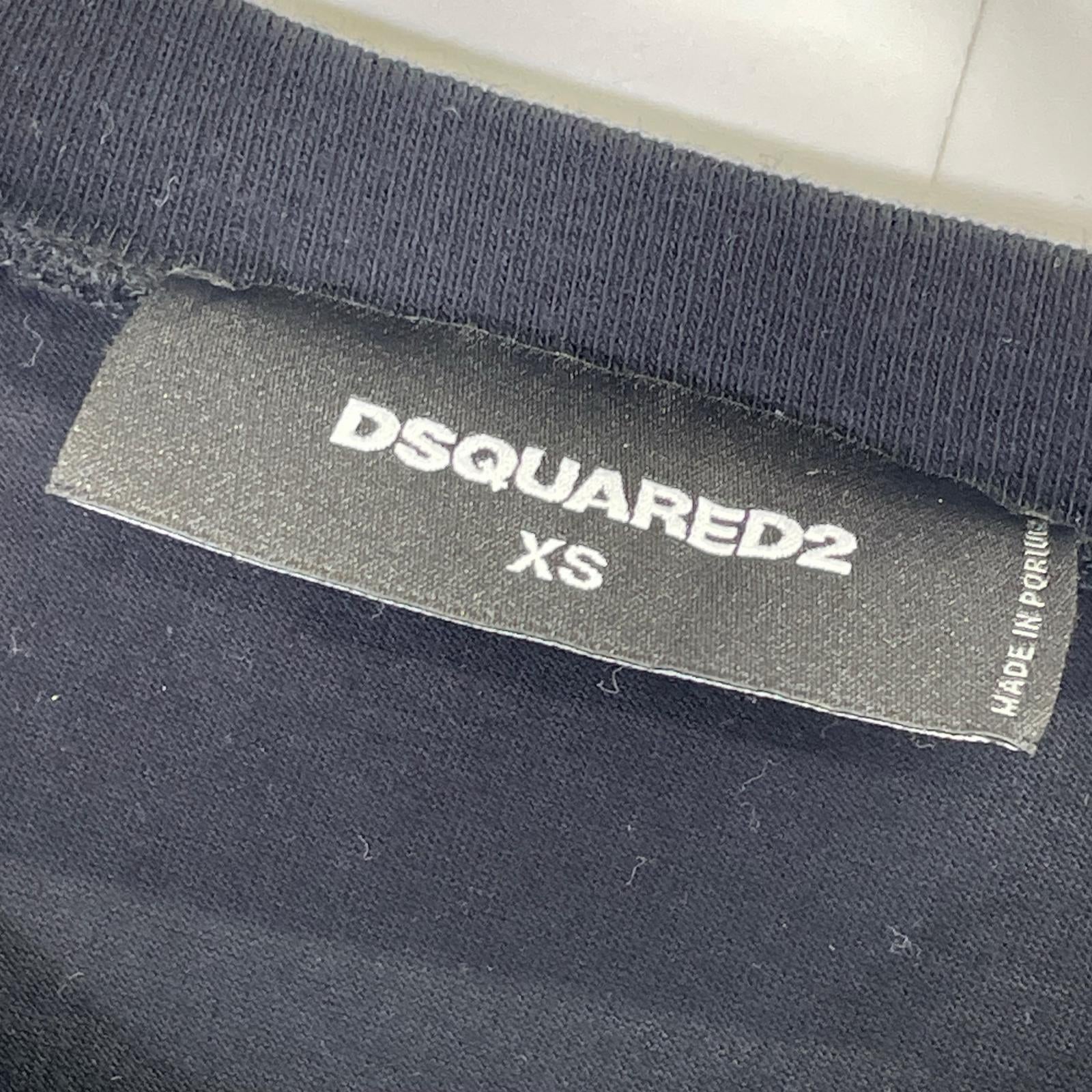 ディースクエアード S80GC0001 20年 Renny Fit ICON アイコン×ロゴプリント 半袖 Tシャツ XS DSQUARED2 ディースクエアードS80GC0001 20年Renny Fit ICON 图标×Logo