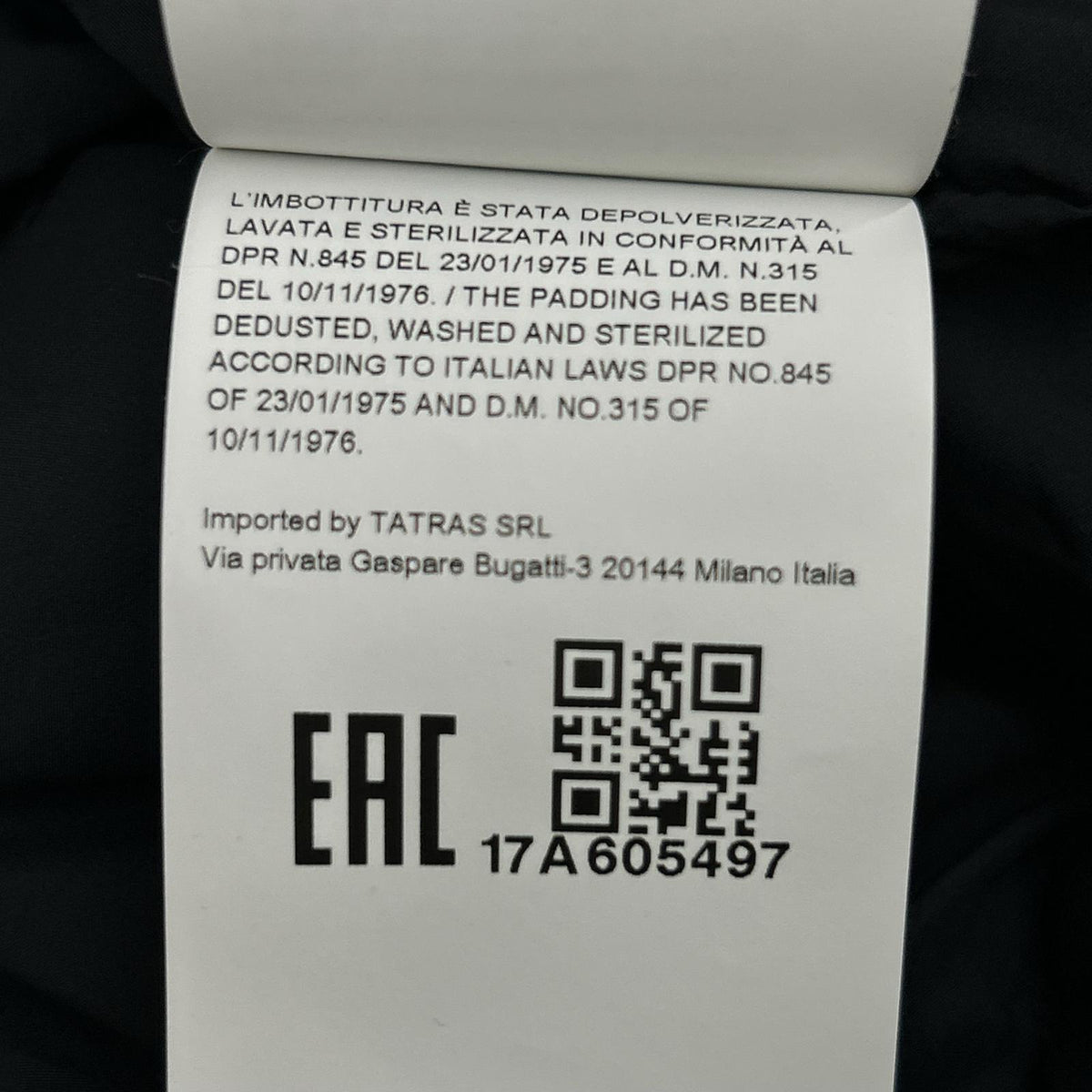 TATRAS Tatras Navy MTAT21A4568-D BORBORE Down Jacket Jacket