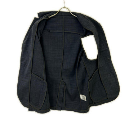 1piu1uguale3 Navy Nylon Stretch Tailored Jacket