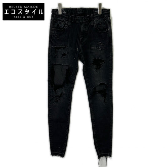 SURT サート xBIG JOHN×RHC ブラック Jog Slim Tapered Jean ボトムス