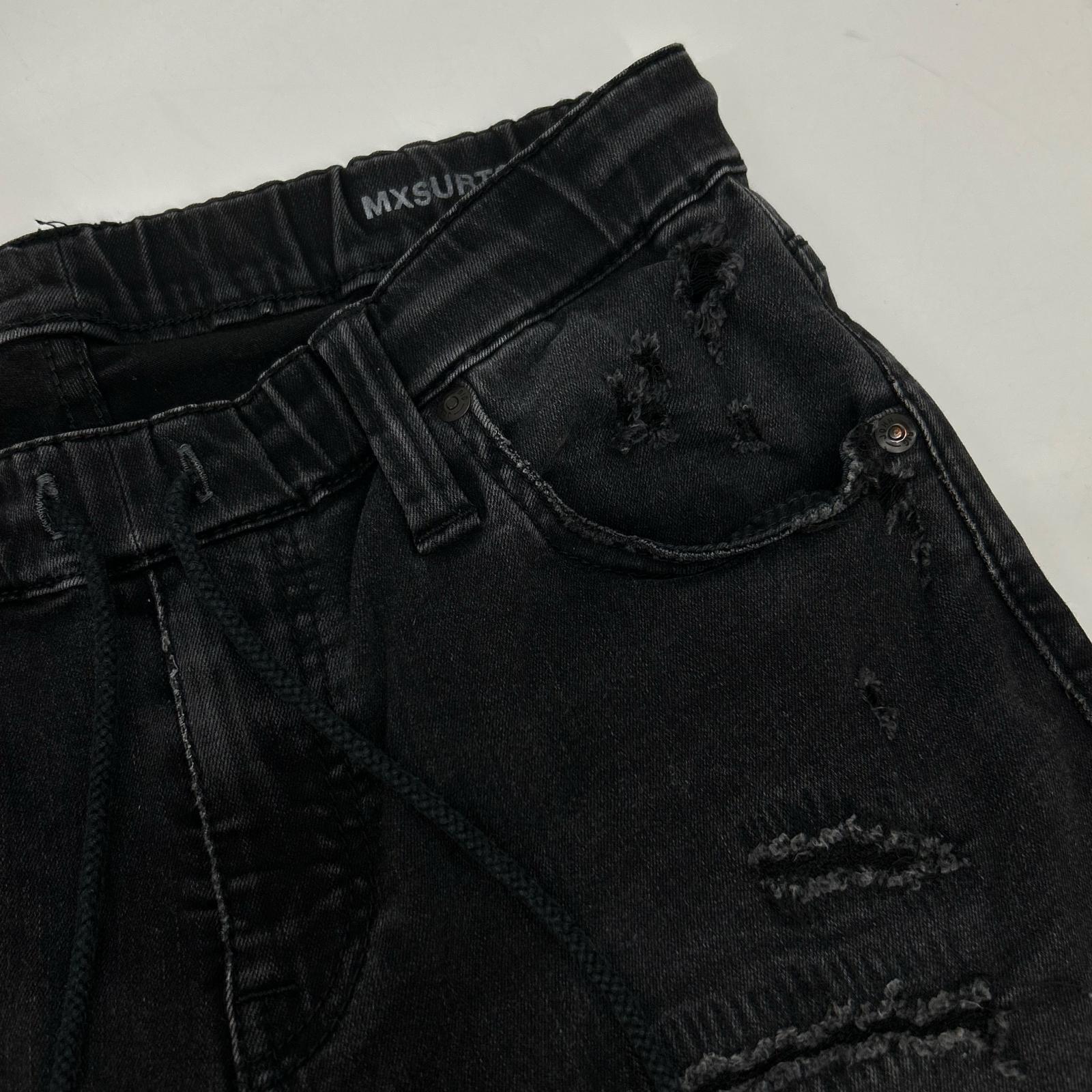 SURT x BIG JOHN x RHC Black Jog Slim Tapered Jeans Bottoms