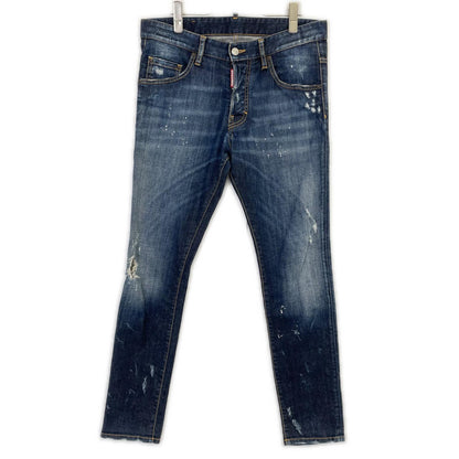 DSQUARED2 ディースクエアード S74LA0909 S303330 SKATER JEAN ボタンフライ デニムパンツ ボトムス
