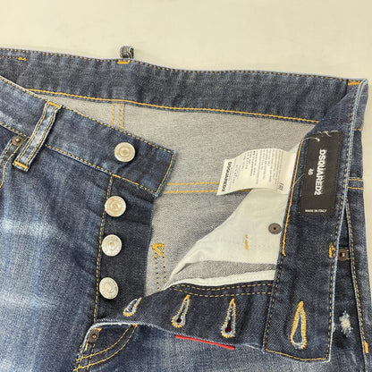 DSQUARED2 ディースクエアード S74LA0909 S303330 SKATER JEAN ボタンフライ デニムパンツ ボトムス