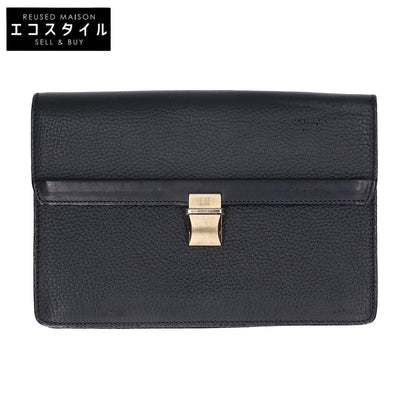 dunhill/ALFREDDUNHILL ダンヒル レザー フラップ セカンドバッグ セカンドバッグ クラッチバッグ