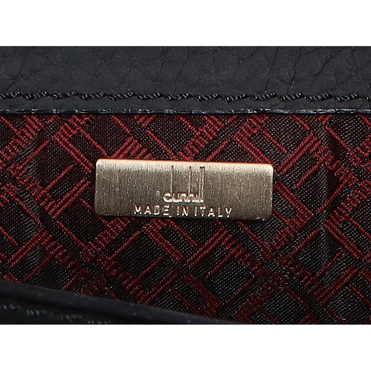 dunhill/ALFREDDUNHILL ダンヒル レザー フラップ セカンドバッグ セカンドバッグ クラッチバッグ