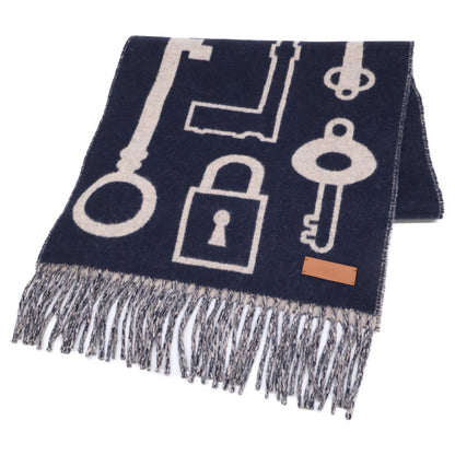 HERMES エルメス 【美品】24AW H259142S カザック キー コレクション カシミヤ マフラー