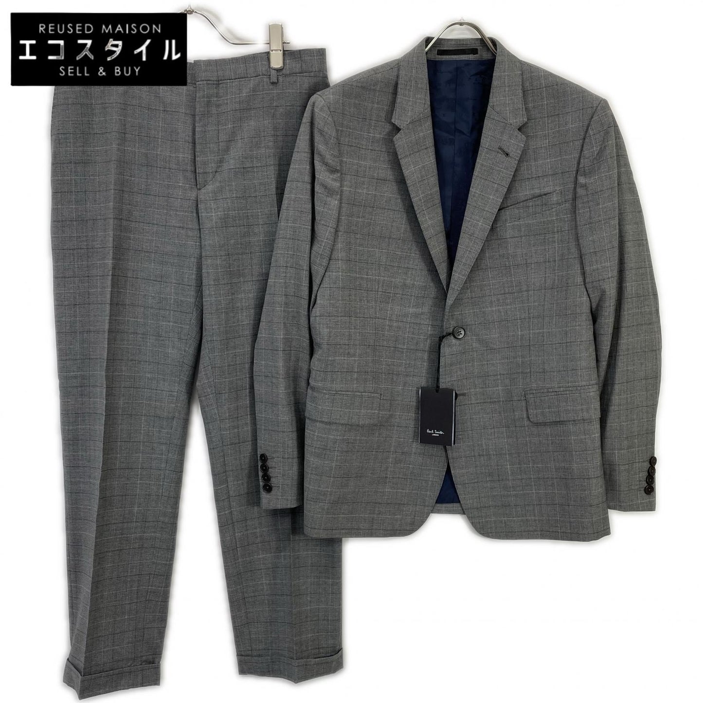 PaulSmith ポールスミス グレー 2167841 TF GENT TAILOREDFIT 2BTNSUIT AW12 スーツ セットアップ