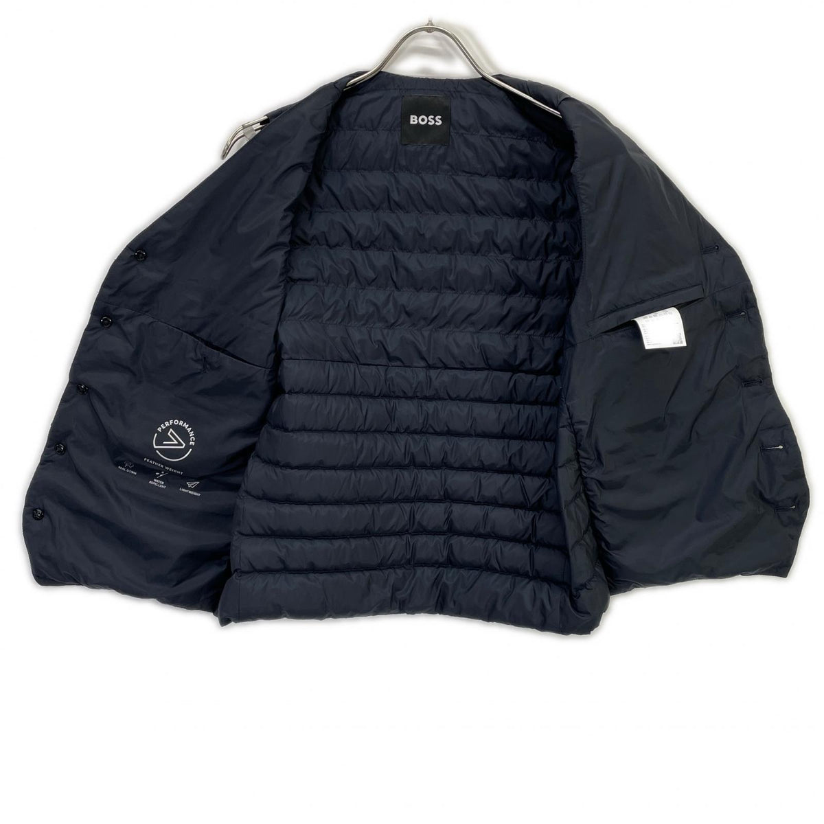BOSS ボス 50496173 ネイビー HANRY VEST ダウンベスト ベスト