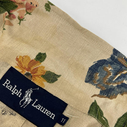 Ralph Lauren ラルフローレン ベージュ リネン ボタニカル ジャケット ジャケット