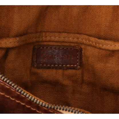 genten GENTEN Leather Flap Shoulder Bag