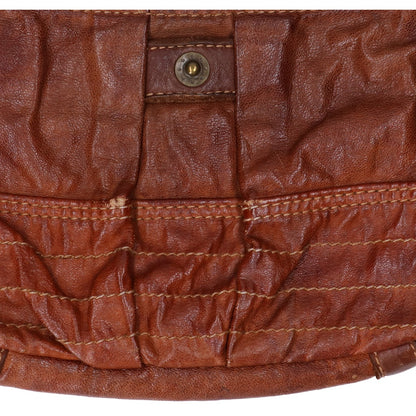 genten GENTEN Leather Flap Shoulder Bag