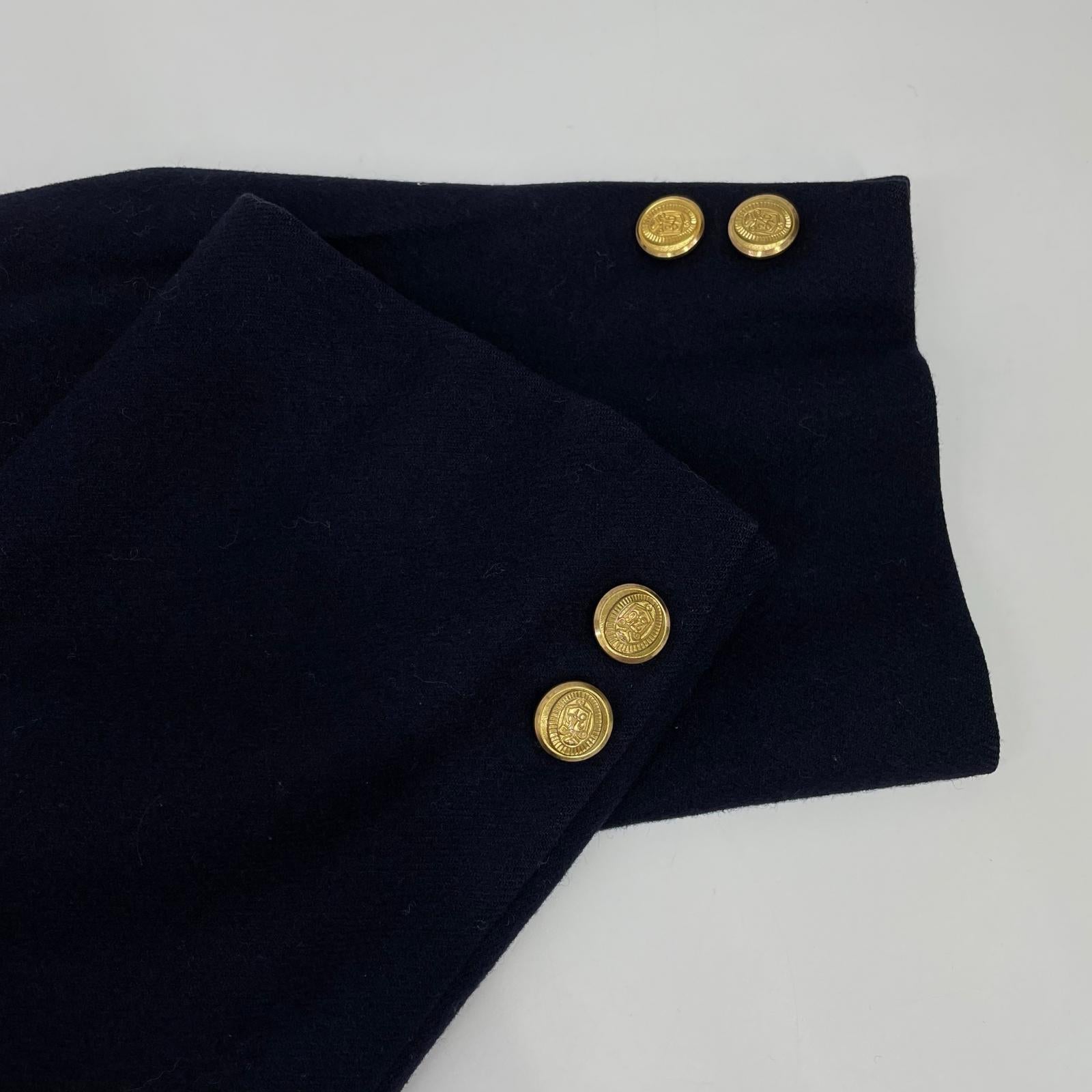 Gold Button 3B Blazer Jacket YA5 Men's