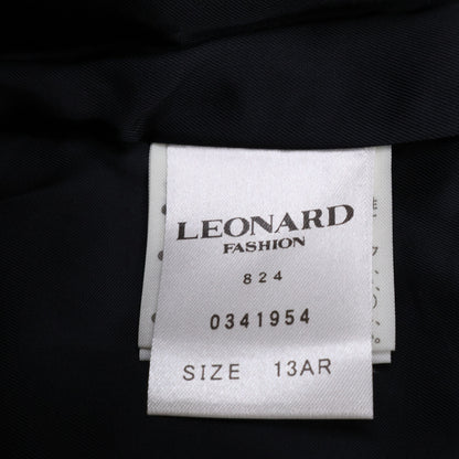 LEONARD 利奥纳德 0341954 貂皮边饰羊绒立领夹克 夹克