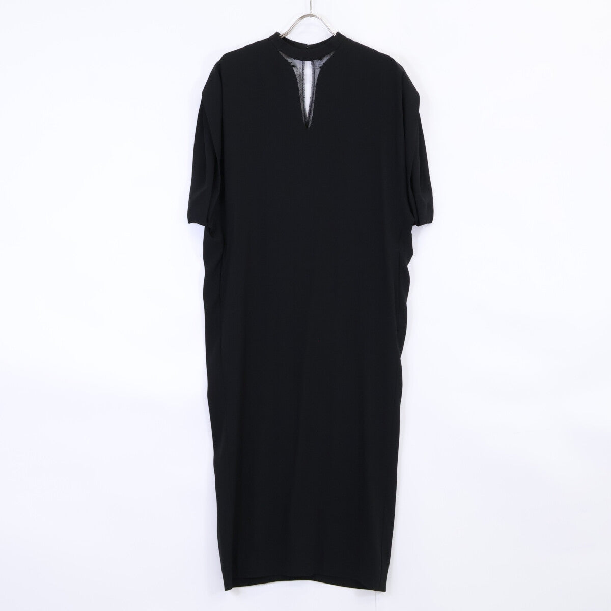 Mame Kurogouchi Mame Kurogouchi 【美品】MM24SS-DR081 后缎绉乔其纱刺绣蕾丝后开襟连衣裙