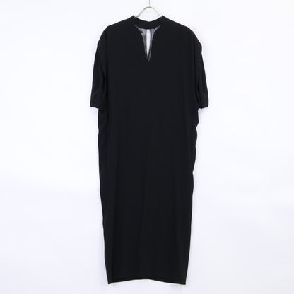 Mame Kurogouchi Mame Kurogouchi 【美品】MM24SS-DR081 后缎绉乔其纱刺绣蕾丝后开襟连衣裙