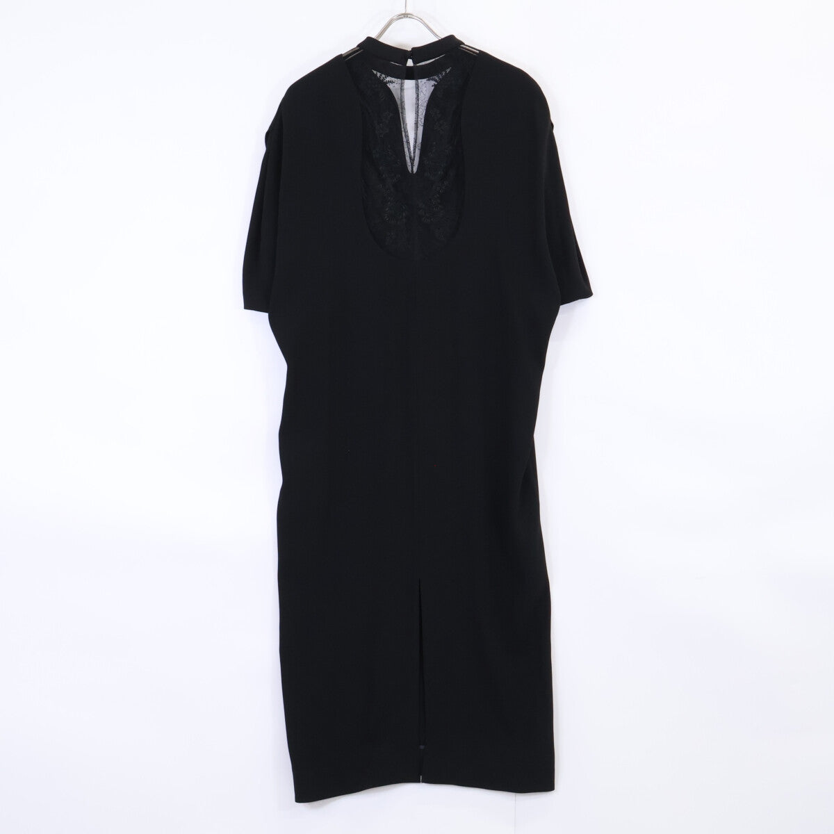Mame Kurogouchi Mame Kurogouchi 【美品】MM24SS-DR081 后缎绉乔其纱刺绣蕾丝后开襟连衣裙