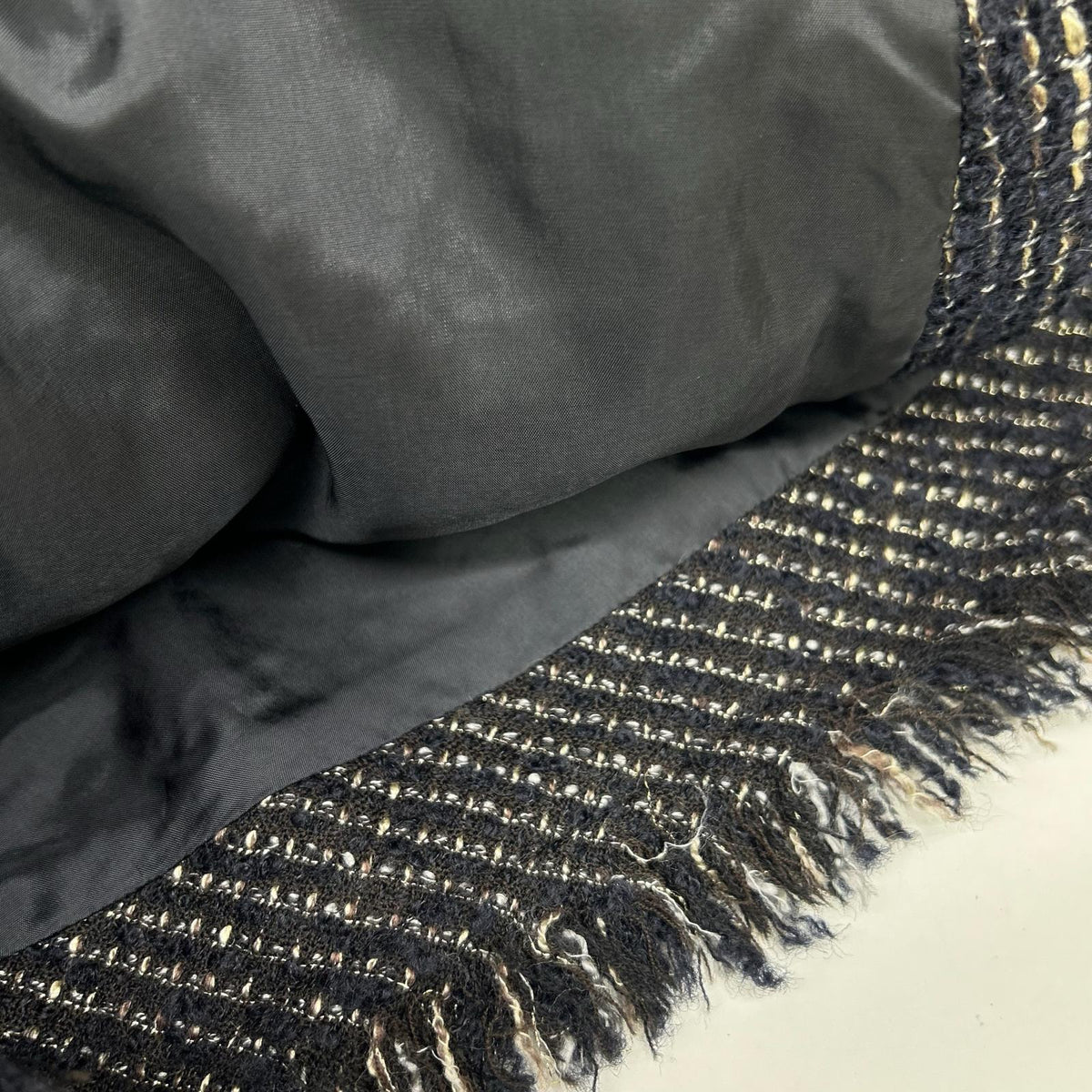 sacai サカイ 23-06843 ブラック 2WAY ツイードワンピース ワンピース