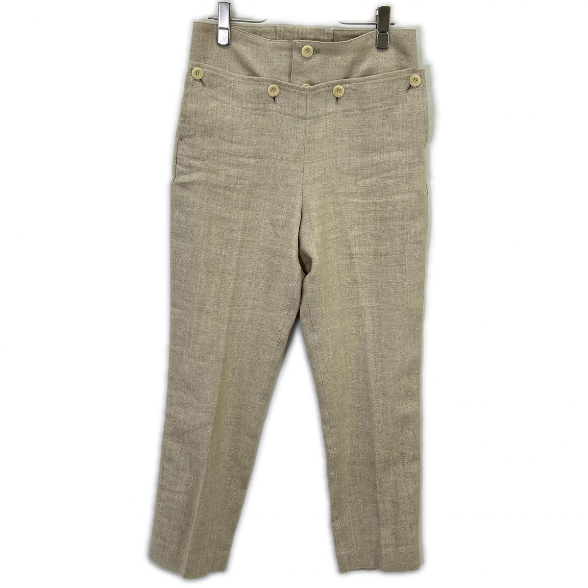 HYKE ハイク 231-13242 06 リネンマリンクロップドパンツ ボトムス