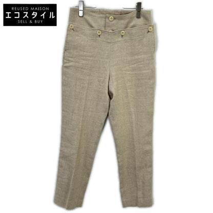 HYKE ハイク 231-13242 06 リネンマリンクロップドパンツ ボトムス