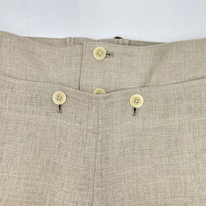 HYKE ハイク 231-13242 06 リネンマリンクロップドパンツ ボトムス