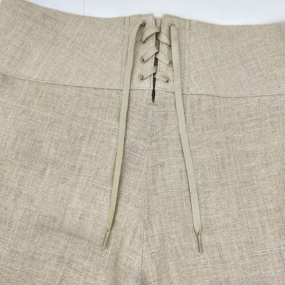 HYKE ハイク 231-13242 06 リネンマリンクロップドパンツ ボトムス