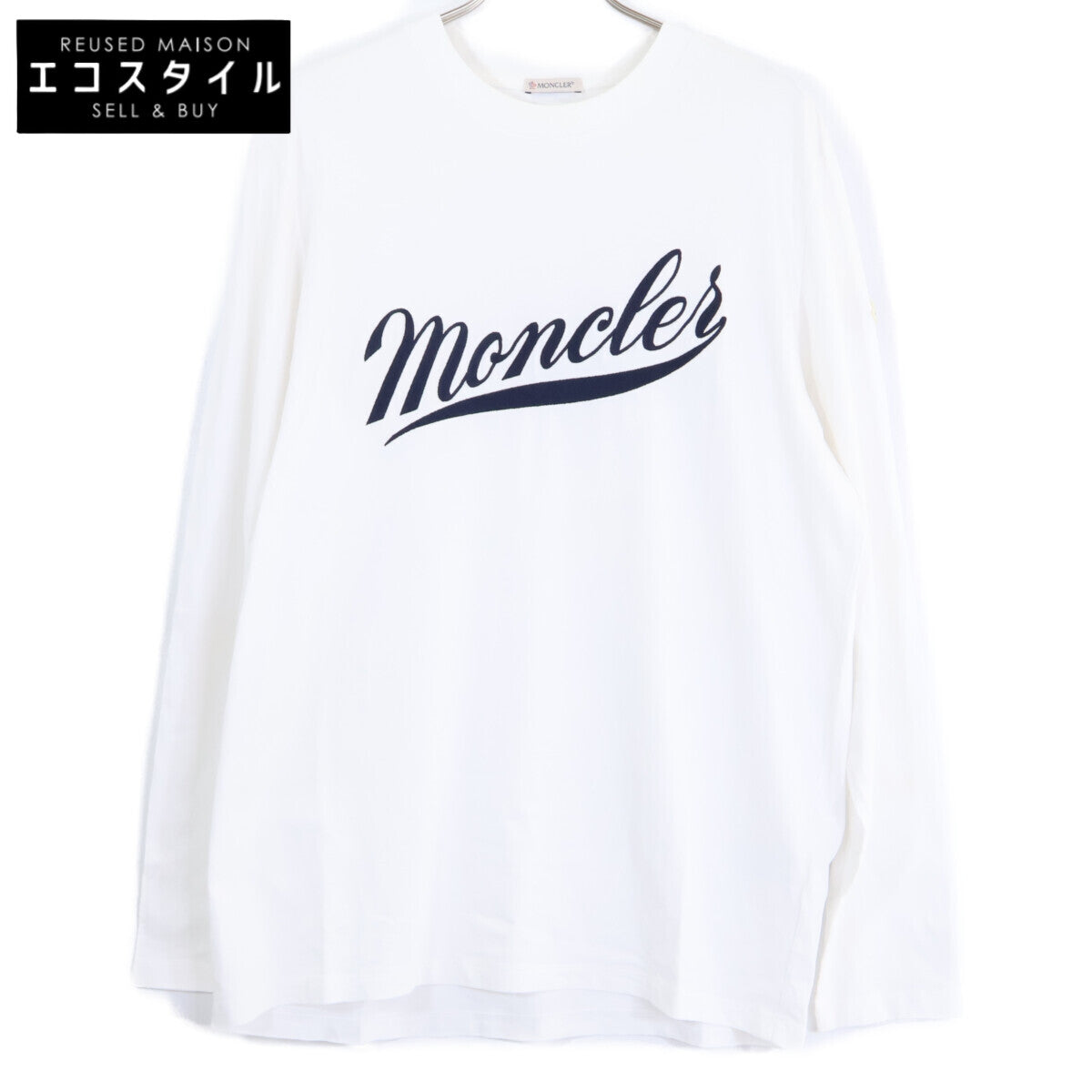 MONCLER Moncler 22' LS T-Shirt Logo Patch Long Sleeve Top