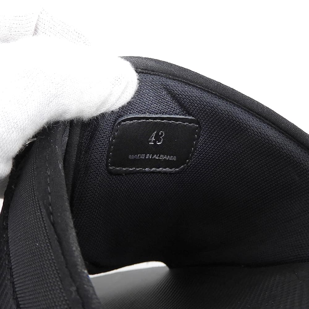 MONCLER モンクレール SLIDE WORKS トリコロール ベルクロ サンダル シューズ メンズ 黒 ブラック 43 シューズ