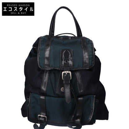 Neil Barrett Leather/Nylon Backpack Rucksack Backpack