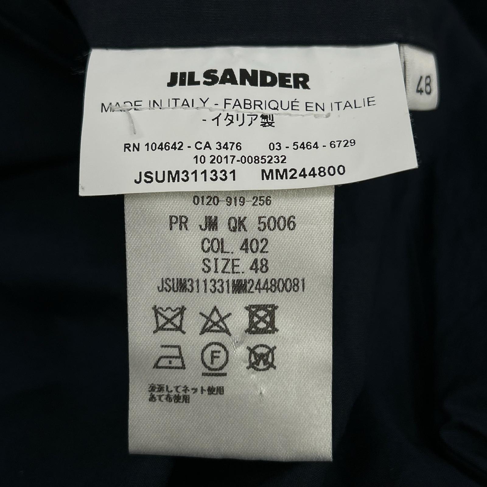 JILSANDER ジルサンダー ネイビー テーパードパンツ ボトムス