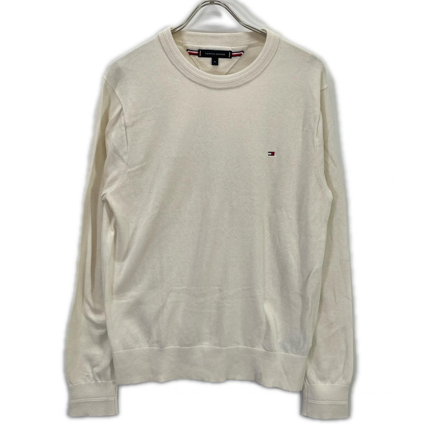 MW40198 Cotton Silk Cashmere Crew Neck Sweater Top M Men's