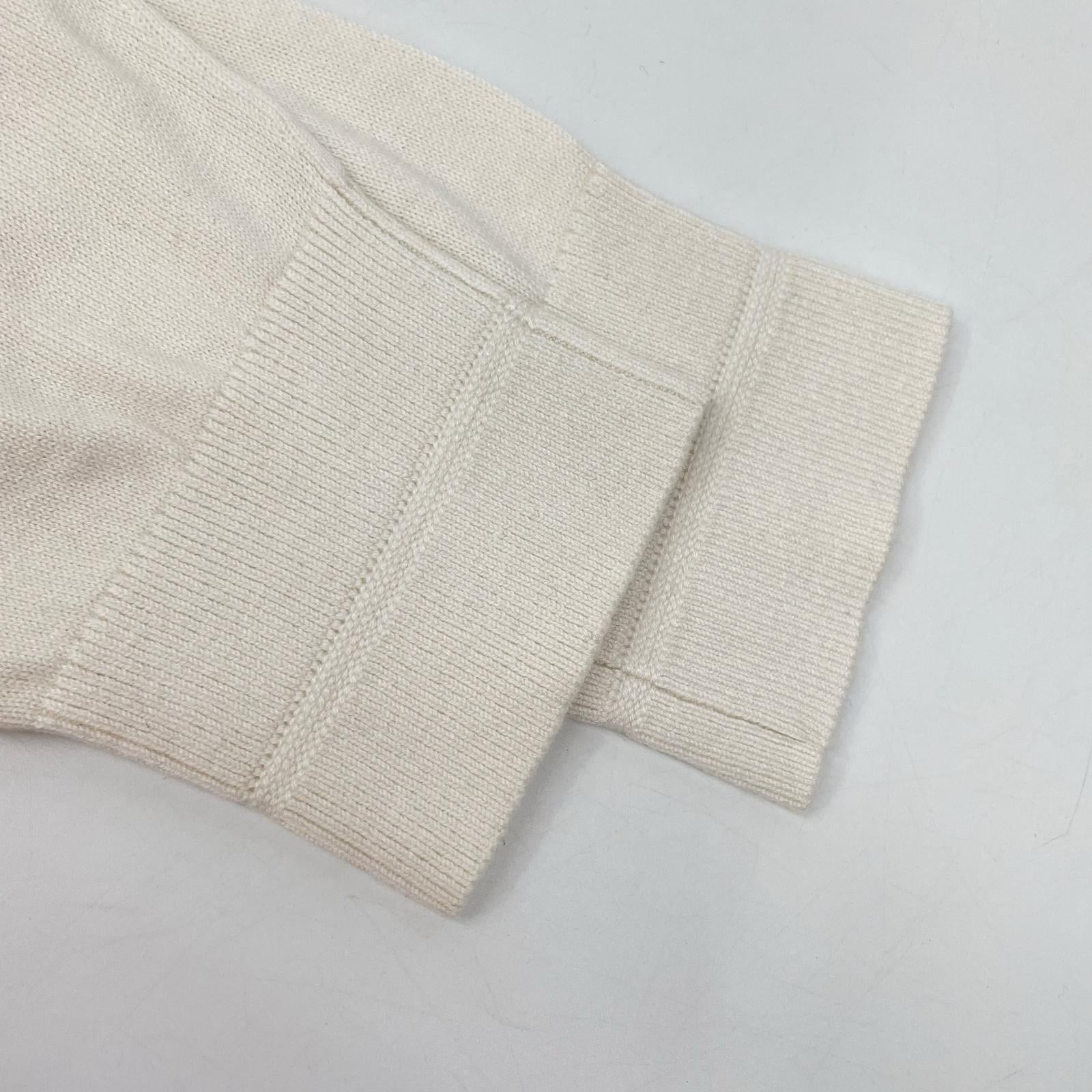 MW40198 Cotton Silk Cashmere Crew Neck Sweater Top M Men's
