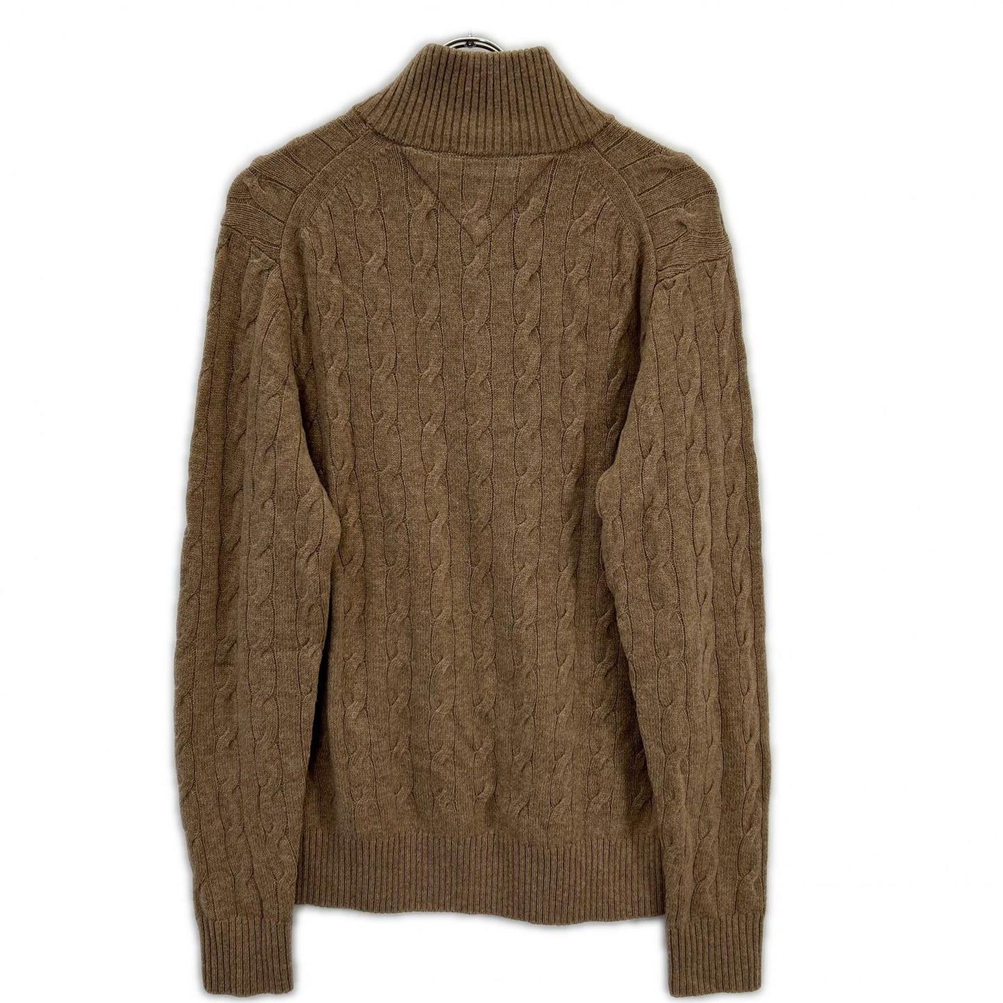 TOMMYHILFIGER トミーヒルフィガー MW40443 25年 ラムウールブレンドケーブルハーフジップセーター トップス