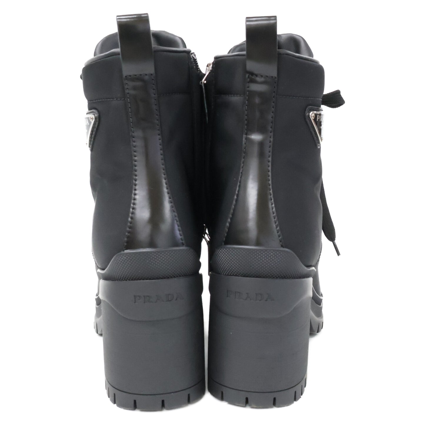 PRADA 普拉达 1T708M RE-NYLON 三角徽标短靴 鞋