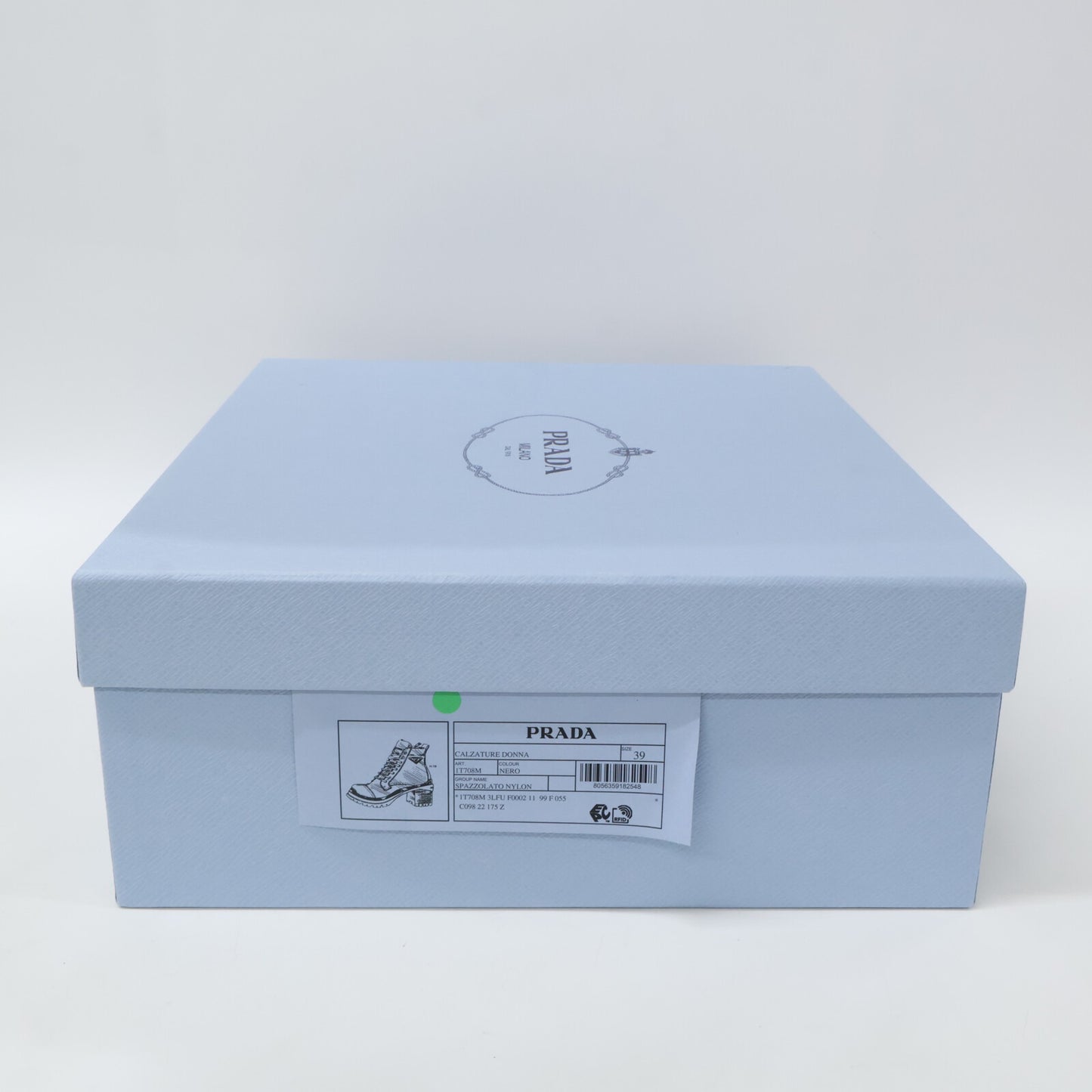 PRADA 普拉达 1T708M RE-NYLON 三角徽标短靴 鞋