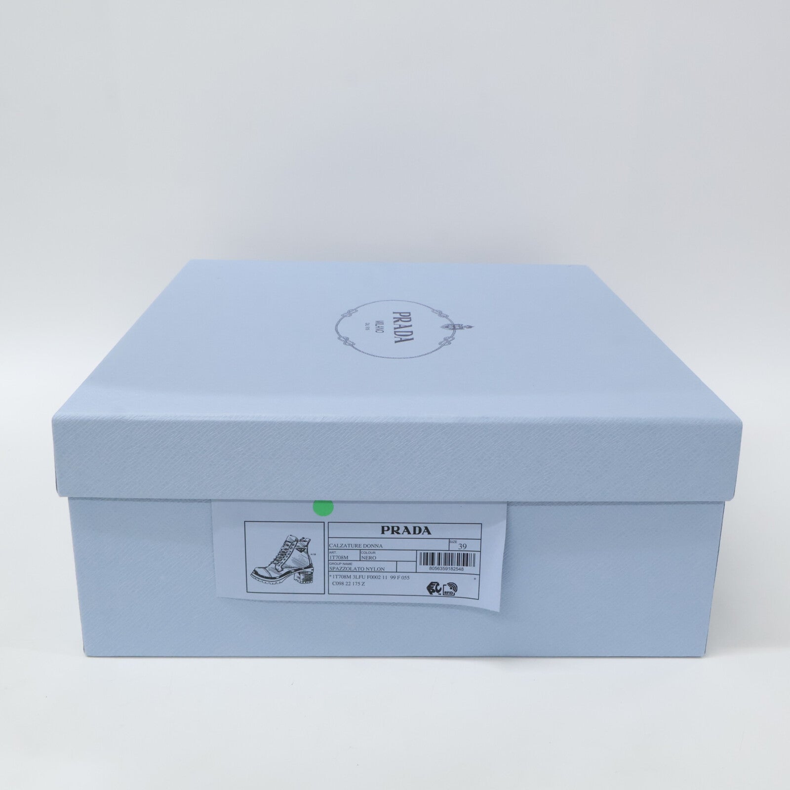PRADA 普拉达 1T708M RE-NYLON 三角徽标短靴 鞋