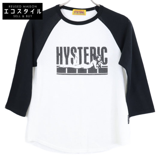 HYSTERIC GLAMOUR HYSTERIC GLAMOUR 01251CL07 HYSTERIC AGENT 七分袖T恤 上衣 FREE