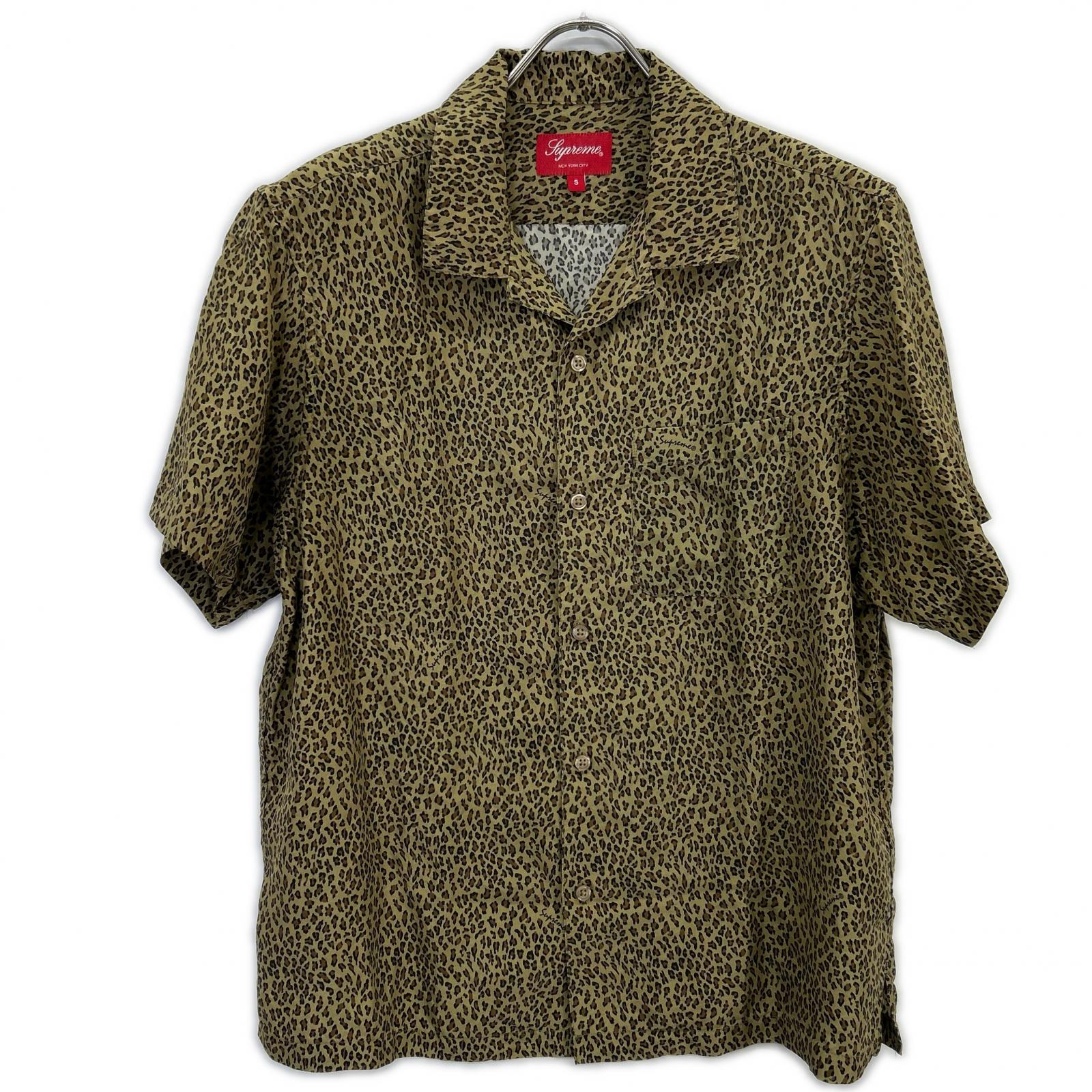 Supreme Leopard Silk S/S SHIRT Short Sleeve Top