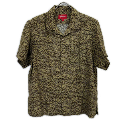 Supreme Leopard Silk S/S SHIRT Short Sleeve Top