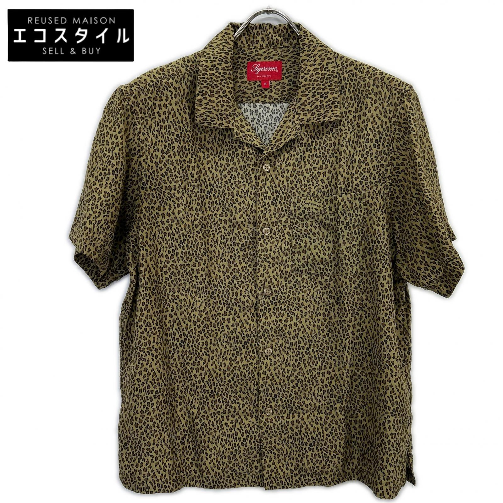Supreme Leopard Silk S/S SHIRT Short Sleeve Top