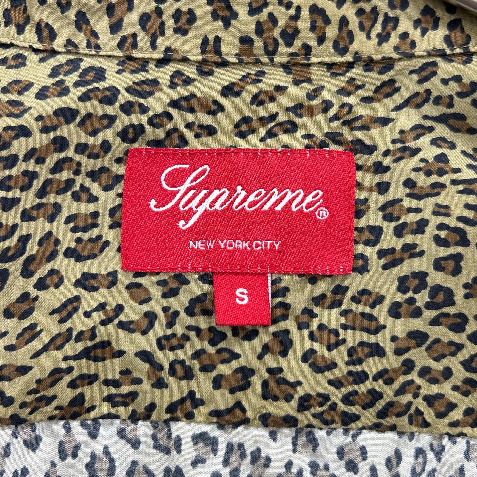 Supreme Leopard Silk S/S SHIRT Short Sleeve Top