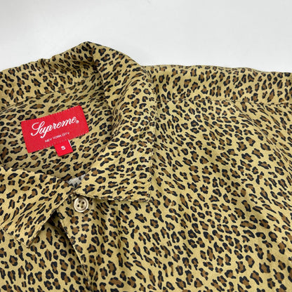 Supreme Leopard Silk S/S SHIRT Short Sleeve Top
