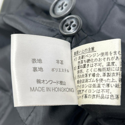 RuffHewn ラフヒューン ブラック ラムレザー ジャケット ジャケット