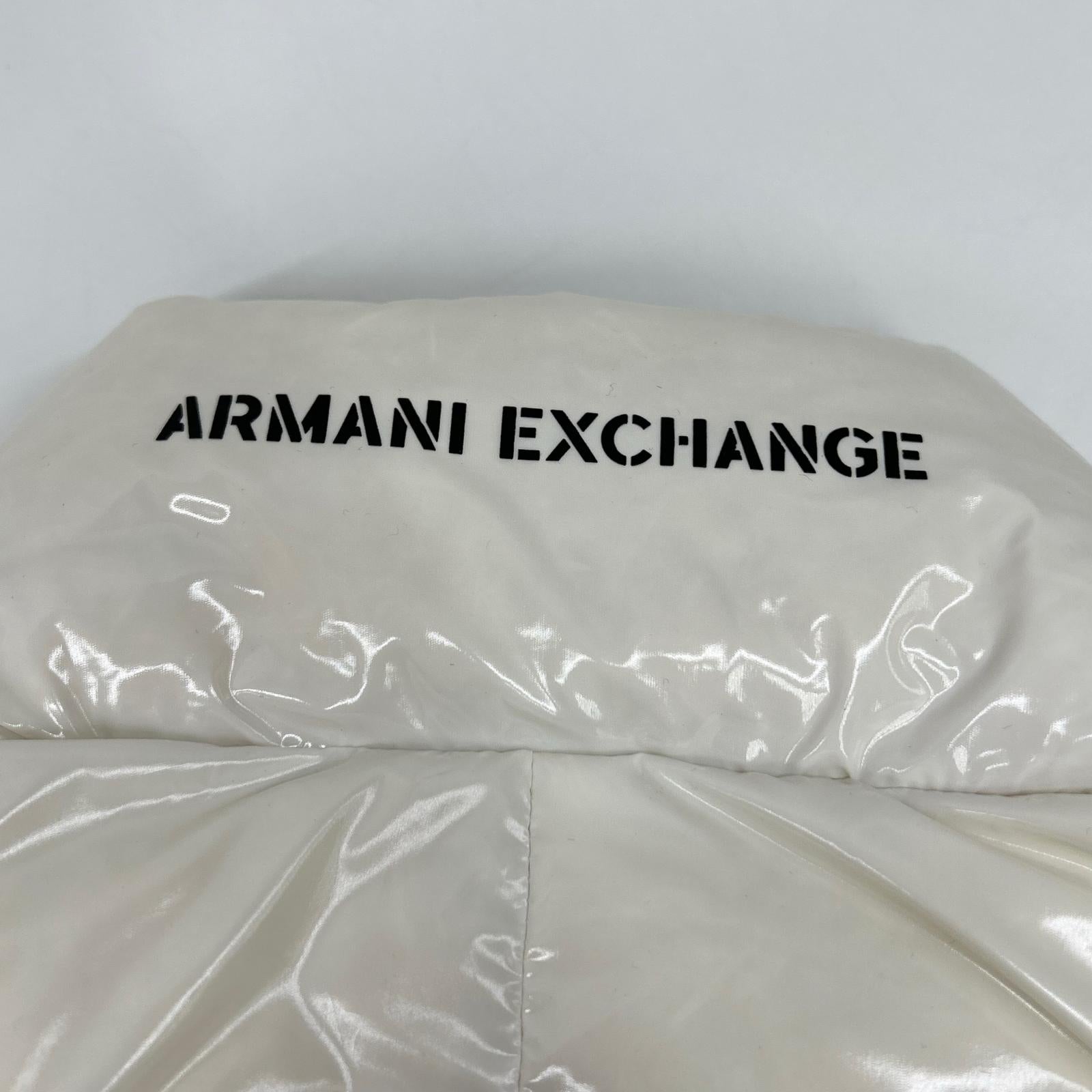 ARMANI EXCHANGE アルマーニエクスチェンジ ホワイト 6RZBL3 ZN2RZ Nero Regular Fit ダウンジャケット ジャケット